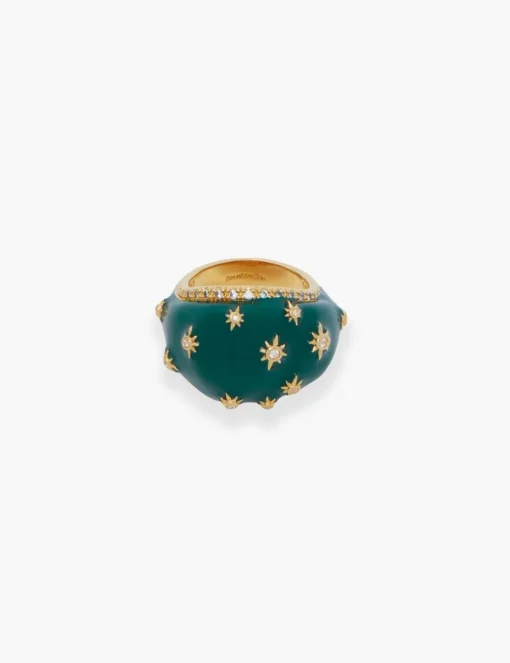 Pebble Enamel Ring