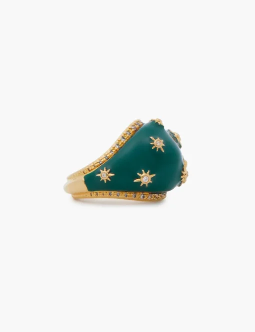 Pebble Enamel Ring