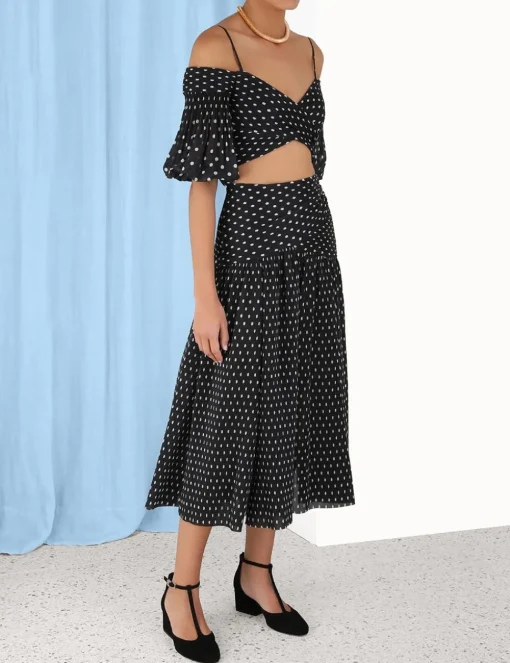 Pleated Bodice