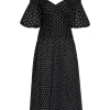 Pleated Midi