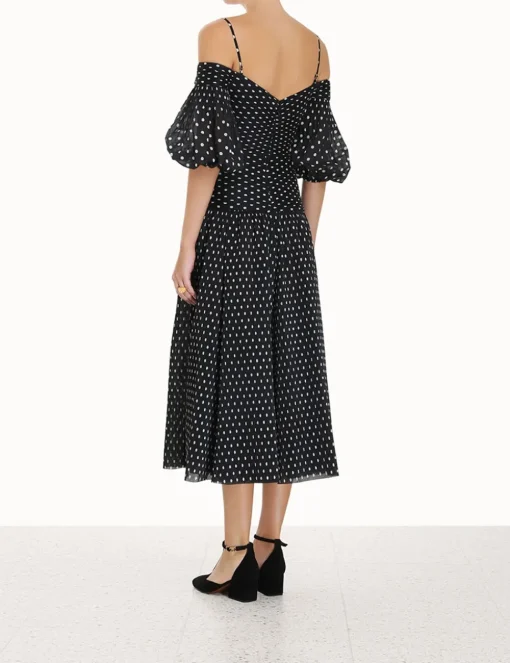 Pleated Midi