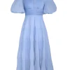 Pleated Midi Dress