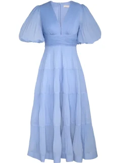 Pleated Midi Dress