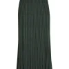 Pleated Midi Skirt