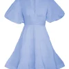 Pleated Mini Dress