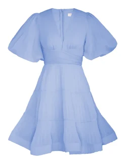 Pleated Mini Dress