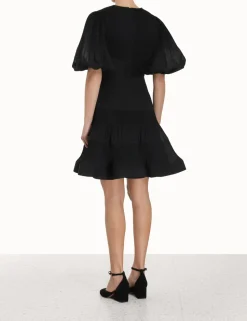 Pleated Mini Dress