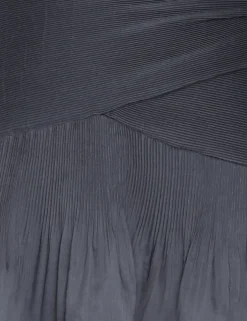 Pleated Tiered Skirt