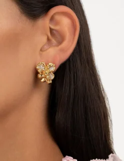 Popcorn Pave Earrings