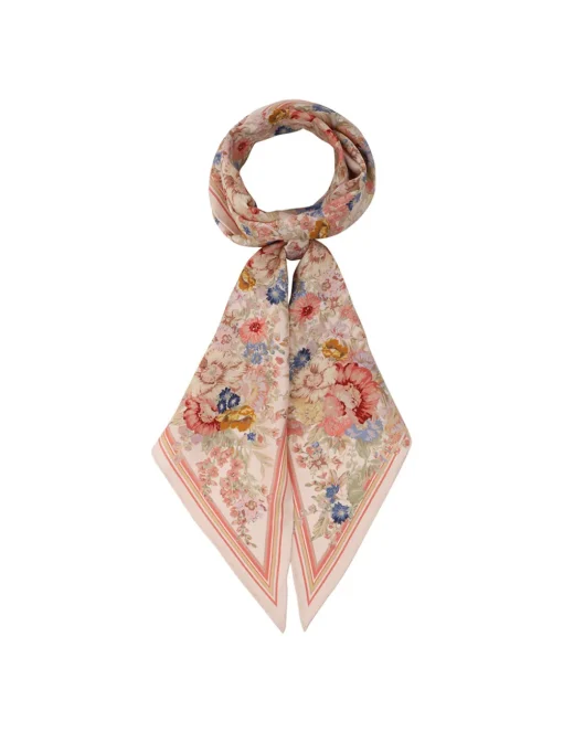 Printed Silk Neck Scarf