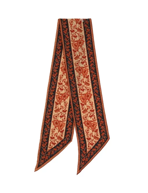 Printed Silk Neck Scarf