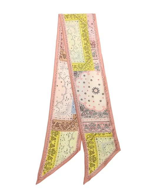 Printed Silk Neck Scarf