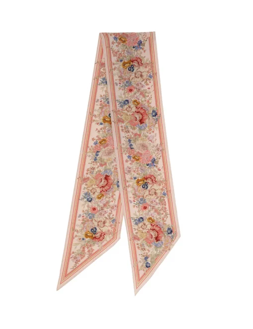 Printed Silk Neck Scarf