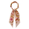 Printed Silk Ribbon Scarf