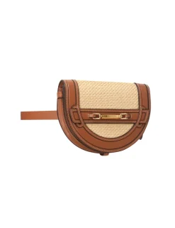 Raffia Convertible Mini Bag