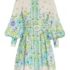 Raie Buttoned Mini Dress