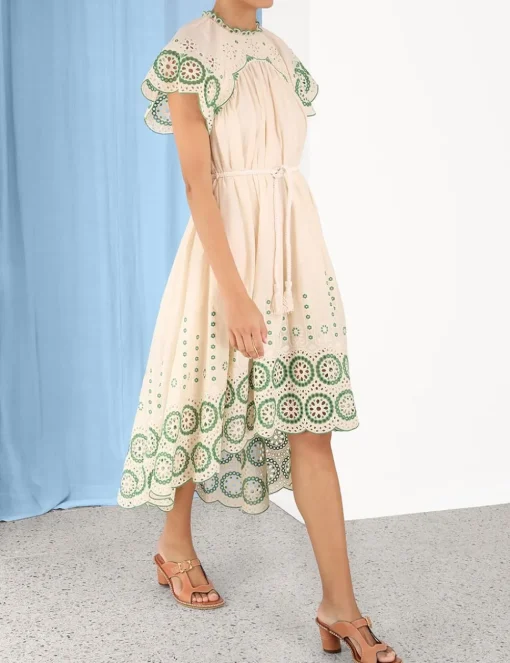 Raie Embroidered Dress