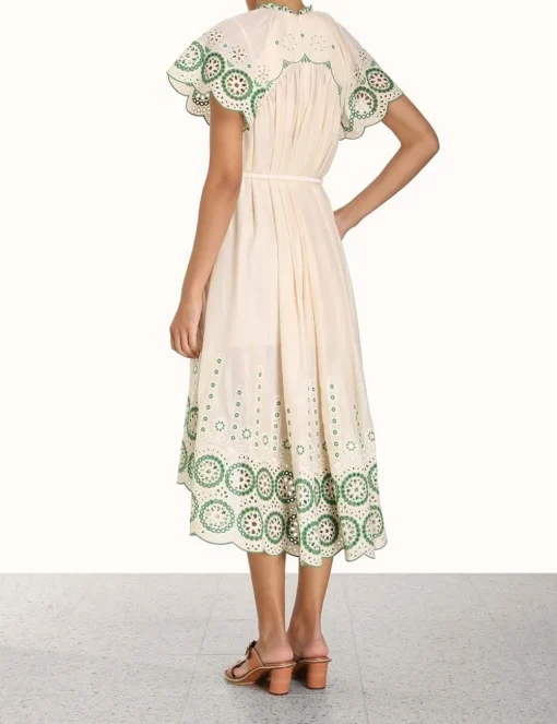 Raie Embroidered Dress