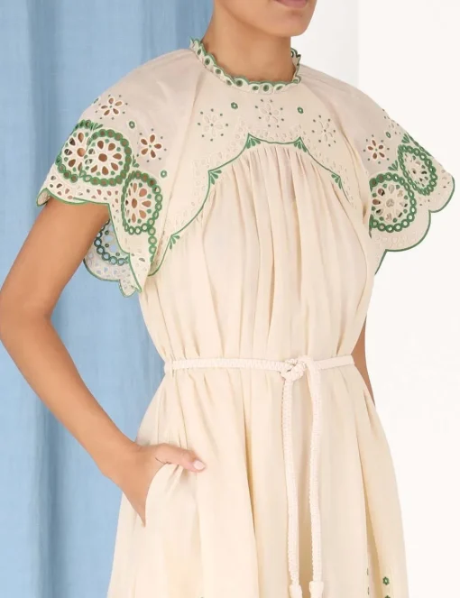 Raie Embroidered Dress