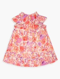 Raie Flounce Sleeve Dress