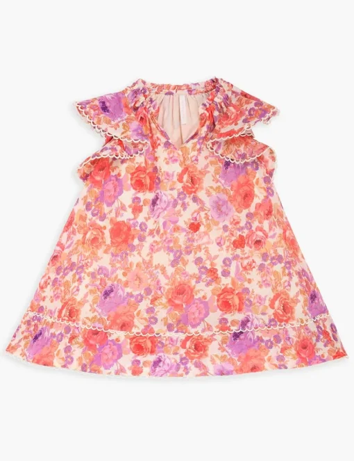 Raie Flounce Sleeve Dress