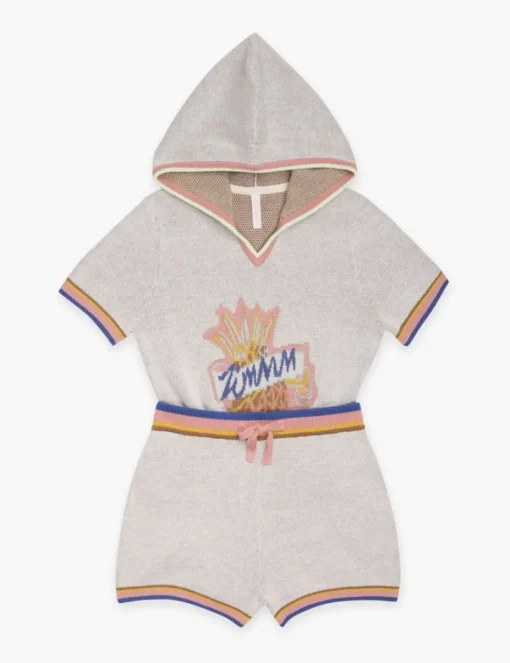 Raie Jacquard Pineapple Hoodie