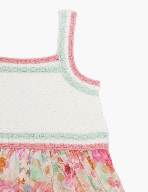 Raie Knit Top Woven Dress