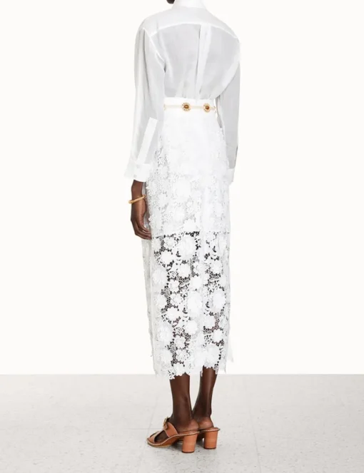 Raie Lace Flower Shirt
