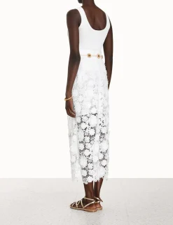 Raie Lace Flower Skirt