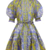 Raie Lantern Mini Dress