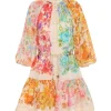 Raie Lantern Mini Dress