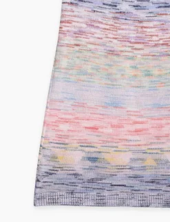 Raie Marl Tie-Neck Dress