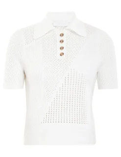 Raie Mesh Knit Polo