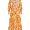 Raie Smocked Bodice Midi Dress