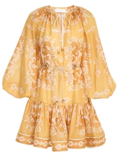 Raie Tiered Billow Mini Dress