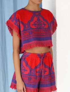 Raie Towelling Crop