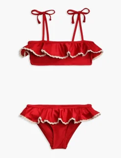 Raie Trim Frill Bikini