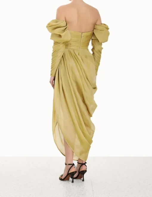 Sensory Drape Midi Dress