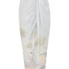 Sensory Drape Midi Skirt
