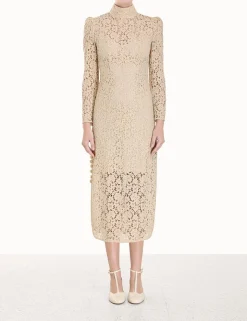 Sensory Lace Midi Dress
