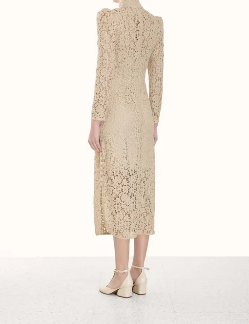 Sensory Lace Midi Dress