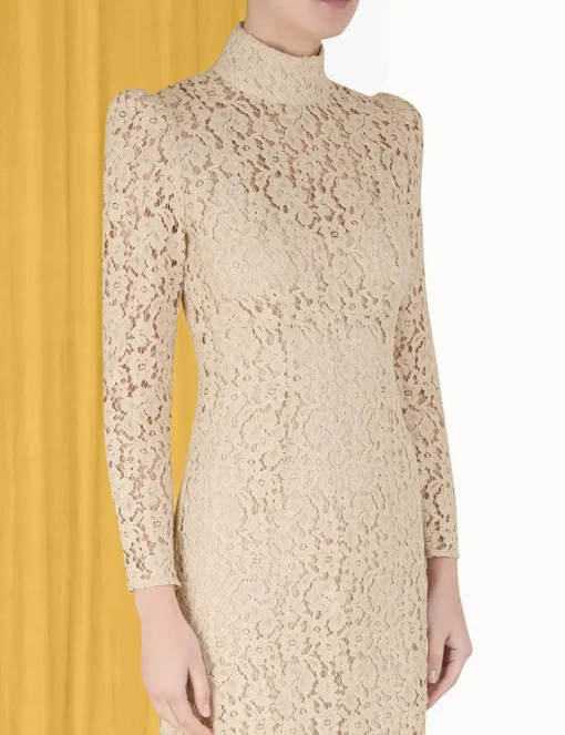 Sensory Lace Midi Dress
