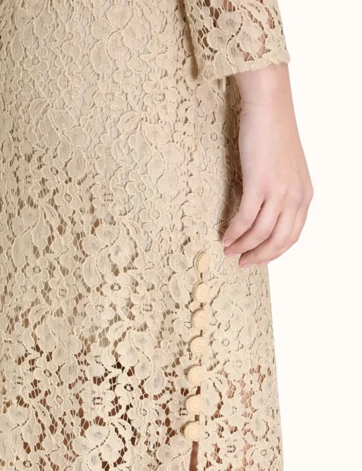 Sensory Lace Midi Dress