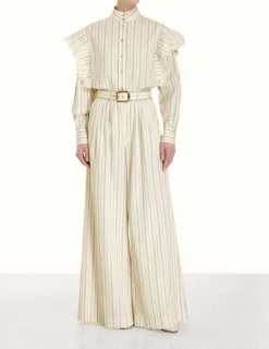 Sensory Lace Stripe Shirt