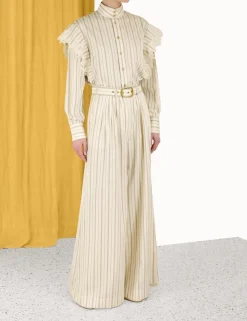 Sensory Lace Stripe Shirt