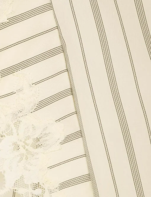 Sensory Lace Stripe Shirt