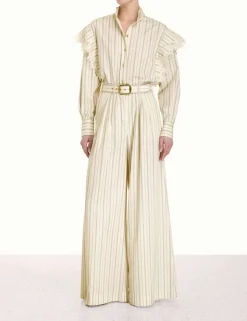 Sensory Lace Stripe Shirt