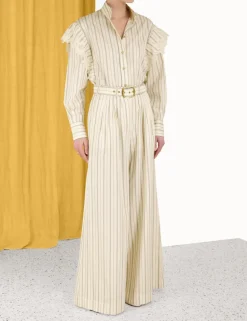 Sensory Lace Stripe Shirt