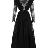 Sensory Lace Yoke Gown