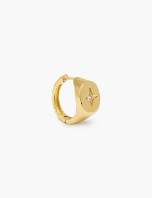 Signet Earring